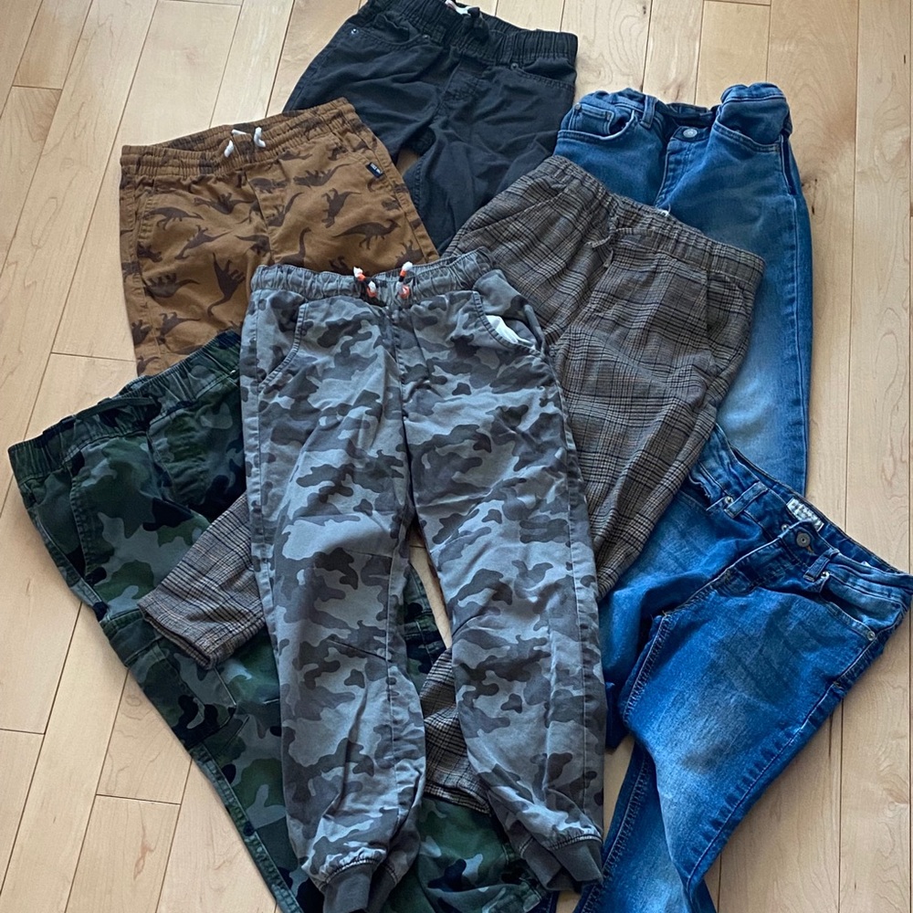 Kids pants size 6-7, H&M etc